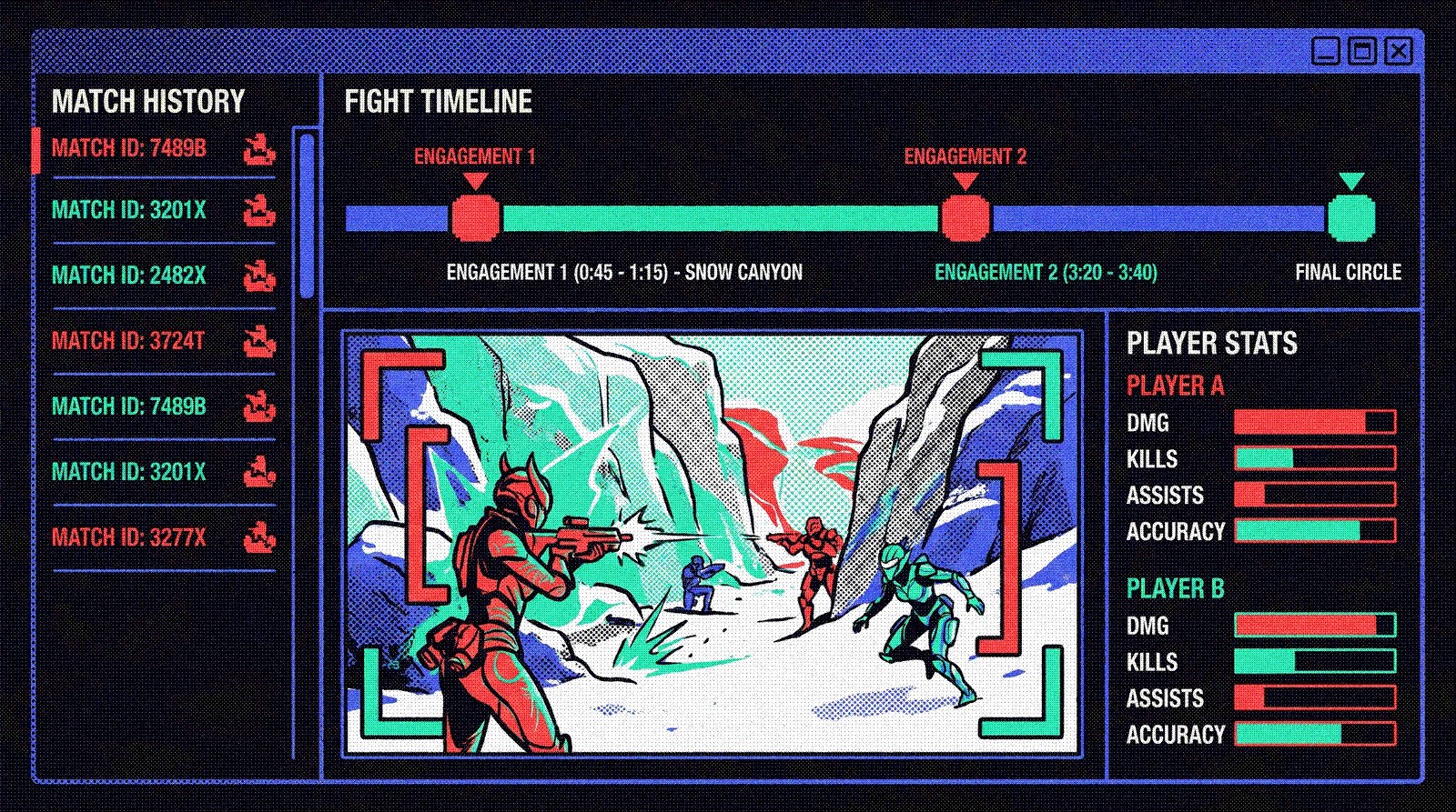 ApexLens match review interface